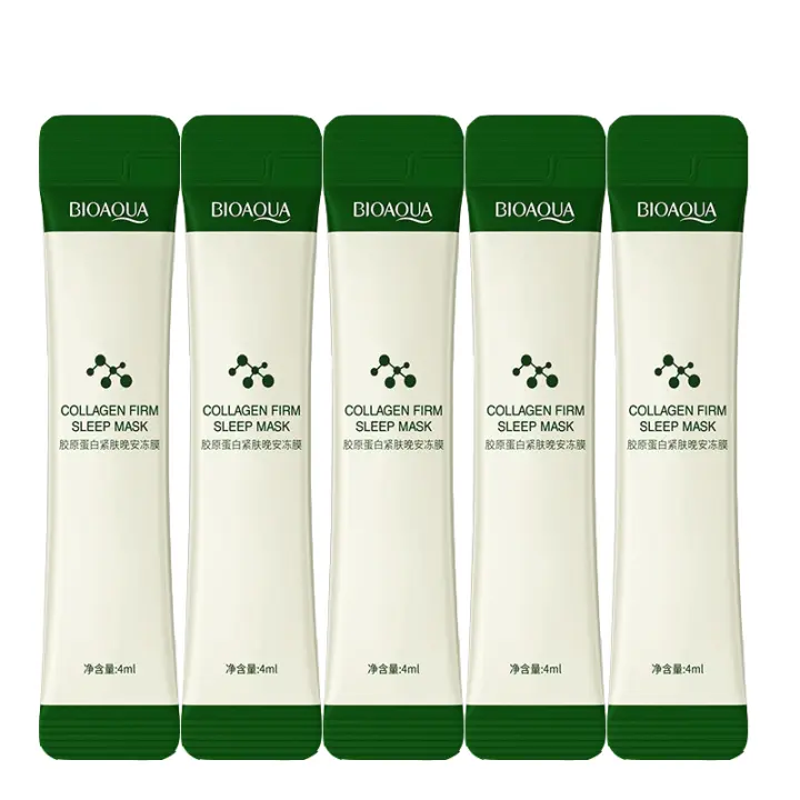 Mascarilla de Sueño de Polipropión de Ácido Hialurónico 5pcs Control de Aceite - 1