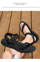 Sandalias negras transpirables informales de verano para hombre, chanclas antideslizantes, zapatillas de playa al aire libre de alta calidad, zapatos de agua - details 10