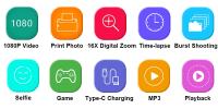 Cámara de impresión instantánea para niños y niñas, juguete de cámara Digital, regalo de cumpleaños - details 1