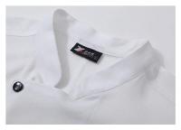 Camisa de trabajo de cocina para restaurante, chaqueta de Chef de manga corta de verano Unisex para hombres y mujeres, uniforme de Chef de cocina - details 3
