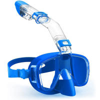 Set de Máscara de Buceo Profesional Anti-Niebla, Sistema de Tapa Superior Seca, Para Adultos y Niños - details 1