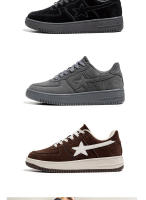 Zapatillas Casuales para Hombre Transpirables con Estampado de Estrella Moda para Correr Caminar Tenis Entrenamiento Deportivo Material de Revestimiento de Cuero Imitación - details 4
