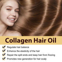 El aceite esencial para el cuidado del colágeno repara la bifurcación, mejora la calidad, hidrata y suaviza la esencia del cabello. - details 4