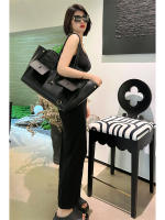 Bolso de mano tipo tote con cierre punk, de cuero, estilo "Spice Girl", con diseño de ala, para viajes diarios, de gran capacidad. - details 26