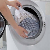 Bolsa grande para lavar la ropa, bolsa portátil para lavar ropa, organizador de red, sujetador sucio, calcetines, ropa interior, almacenamiento de zapatos, cubierta para lavadora de ropa, 4 Uds. - details 5