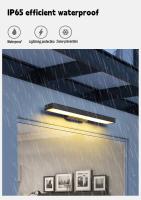 Lámpara LED de pared moderna para exteriores, Faro de puerta impermeable, negro, inoxidable, para puerta de entrada de Villa - details 1