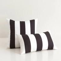 Funda de Almohada de Algodón Puro Patrón de Ondas Cubierta de Cojín Suave para Cama y Sofá - details 3