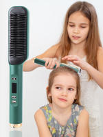 Cepillo Rectificador de Cabello de Iones Negativos Auto Off para Uso Doméstico y Barbería - details 7