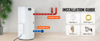 SucceBuy Calentador de agua eléctrico de 18 galones - Calentador sin tanque de 1,6 kW con pantalla LED, control de perilla, IPX4 impermeable para ducha, baño, calefacción a pedido - details 5