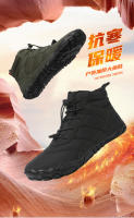 Zapatos de cinco dedos botas de nieve zapatos de nieve antideslizantes para exteriores zapatos de algodón - details 1