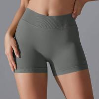 Pantalones cortos de yoga sin costuras para mujer, pantalones cortos deportivos que levantan los glúteos, transpirables, de secado rápido - details 14