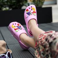 Sandalias clásicas para mujer, zapatillas de jardín rosas, zapatos de playa informales, hogar - details 3