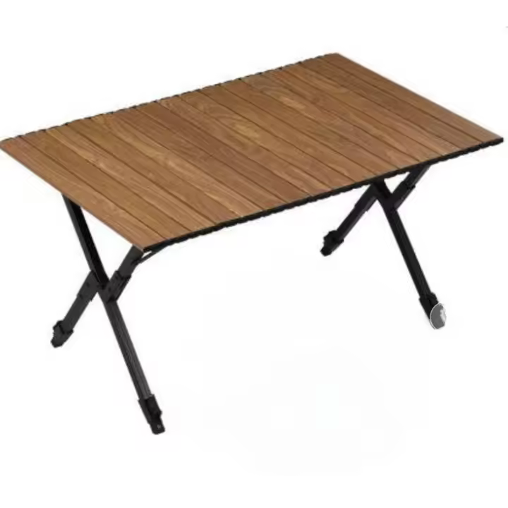 Mesa de Camping Plegable Ligera con Bolsa de Almacenamiento Picnic al Aire Libre Ajustable a Tus Alturas Barco de Barbacoa para Jardín - 1