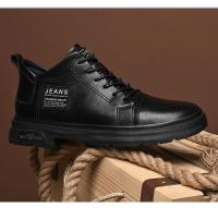 Zapatos de cuero genuino para hombre, cómodos zapatos informales con cordones, plantilla deportiva transpirable con 8 cm de altura - details 25