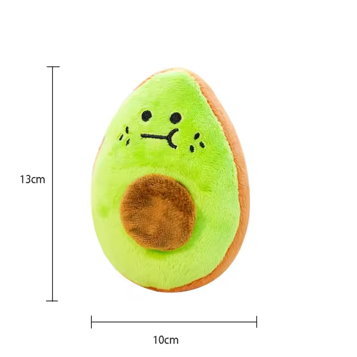 Juguete de Peluche para Mascotas Kiwifruit Avocado para Perros y Gatos - 1