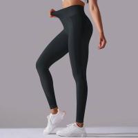Pantalones Deportivos Sin Costuras para Mujeres Cintura Alta Yoga, Levantamiento de Glúteos, Carreras Ropa de Gimnasio - details 15