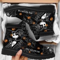 Pantalones cortos de Halloween para mujer, estilo británico, europeo y americano, estampado de dibujos animados, talla grande, otoño e invierno - details 3