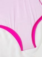 2025 Ztvitality traje de una pieza con cruz hueca y volantes lisos, traje de baño para mujer, ropa de playa - details 5