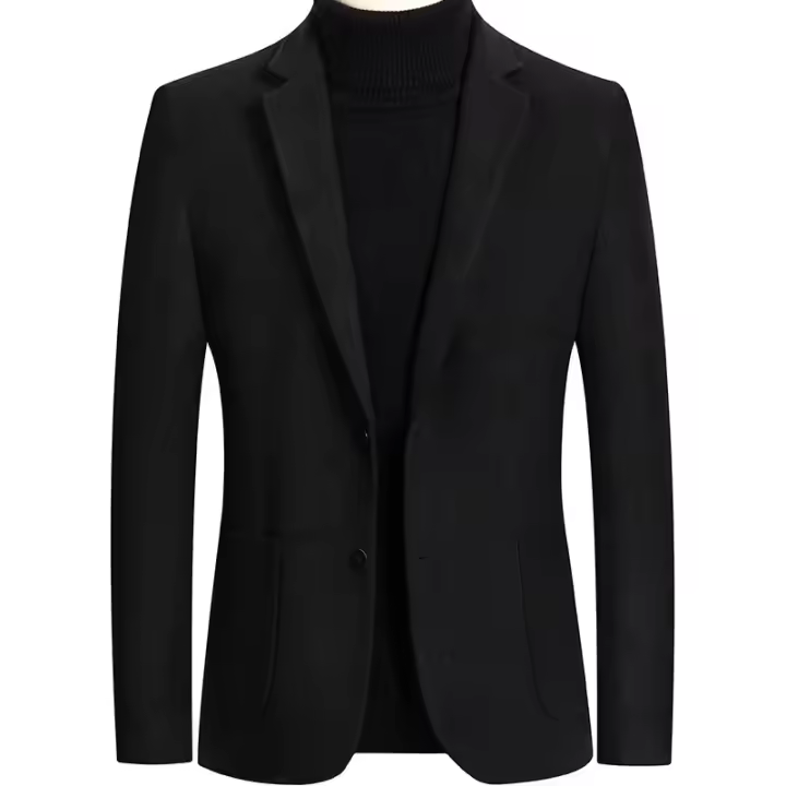 Nueva primavera, Cachemira tres, tre lana negocios informales, de calidad para hombre, Blazers entallados, chaquetas, abrigos 4XL - 1