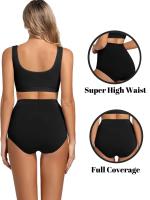 Conjunto de Ropa Interior Cómoda de Cintura Alta Juego Completo de 5 Piezas Tela de Poliéster 95% - details 1
