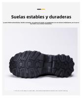 Calcetines tejidos con mosca con cordones, zapatillas de moda. - details 8