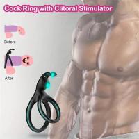 Suministros para adultos juguete sexual estimulador de clítoris de silicona anillo de erección retardante de eyaculación para hombres - details 3