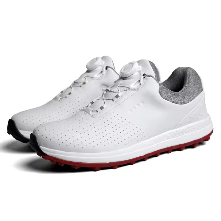 Zapatos de Golf de Lujo 2025 Transpirables, Cómodos, Sin Clavos para Exteriores, Antideslizantes y Impermeables para Caminar - 1