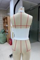 Top corto liso con cuello de pico para mujer, Top corto con cuello Halter, camisetas sin mangas informales básicas con espalda descubierta, camiseta estética Y2k para Yoga y verano - details 3