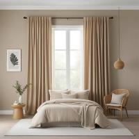 2 cortinas de lujo para dormitorio o sala de estar, estilo francés americano, con efecto oscurecedor. - details 0