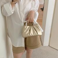 Bolso pequeño francés plisado, bolso pequeño de perlas de hadas de alta gama, bolso de mensajero tipo nube suave para niña - details 5
