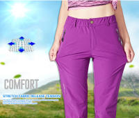 Pantalones de acampada y senderismo para mujer, pantalón de montaña de secado rápido, color negro, 1899B - details 3