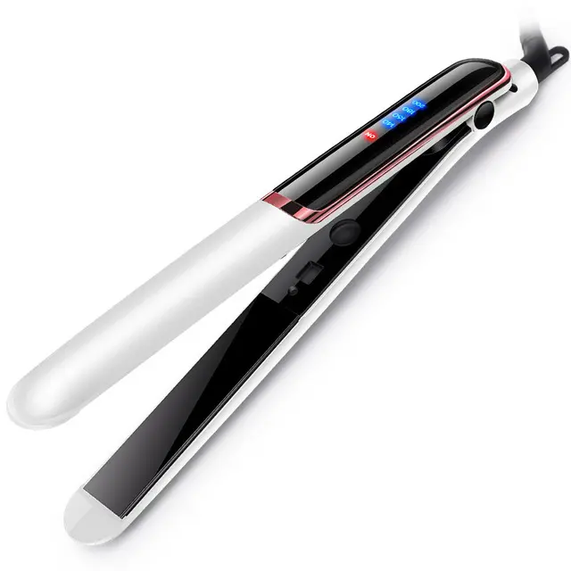 Liso Radiador de Cabello de Iones Negativos Profesional Calentamiento Rápido Cerámica - 1