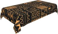 Decoración de mesa de comedor de cocina rectangular con patrón étnico africano, mantel impermeable lavable, decoraciones para fiestas navideñas - details 4