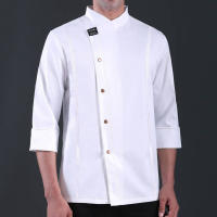 Chaqueta de Chef para hombre, camisas de cocinero de cocina de manga corta, uniforme de camarero de panadería y restaurante Unisex - details 10