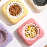 Cuenco protector de cuello de cerámica para cachorros, cuenco antivuelco sin estrés con dibujos de OVNI, cuenco de protección para el cuello, disco volador para perros y gatos - details 5
