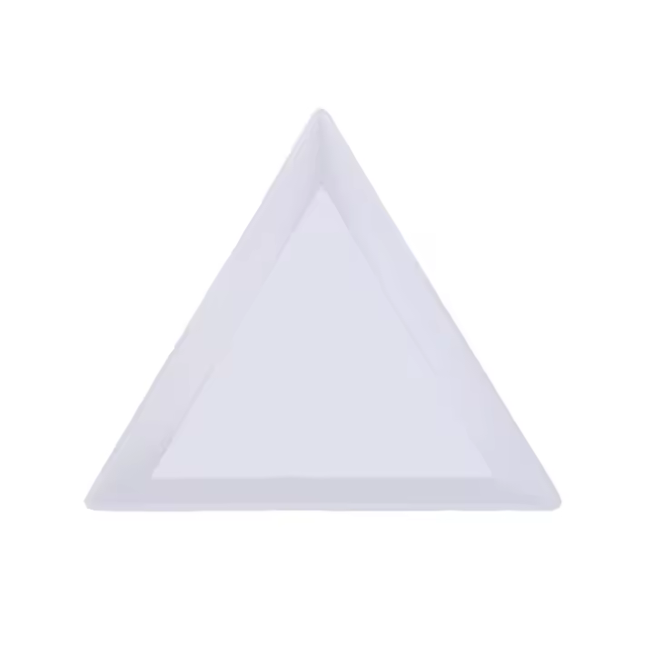 Bandera Triangular para Joyería de Uñas 10Pcs Organizador de Perlas de Diamante de Plástico Soporte de Almacenamiento para Piedras Preciosas - 1