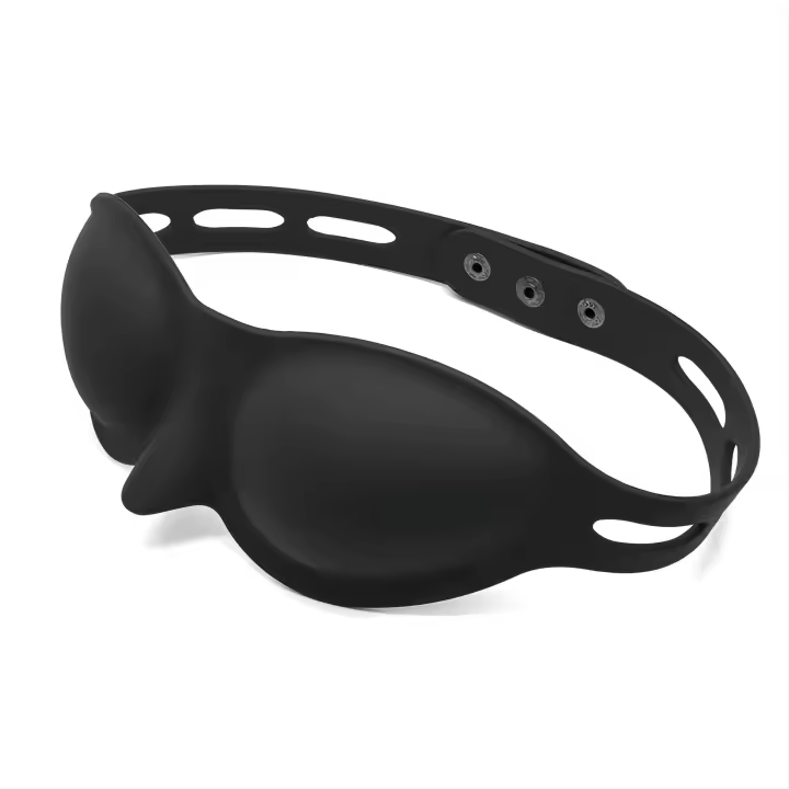 Máscara de Ojos de silicona BDSM Bondage, para los ojos fetiche, ataduras de juego de rol, juegos eróticos para adultos, Juguetes sexuales para parejas - 1