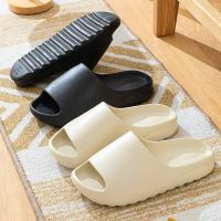 Zapatillas de nube con plataforma gruesa para mujer, suela suave de EVA, chanclas de playa de verano, zapatillas antideslizantes para el baño y el hogar - details 5