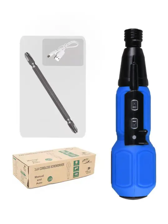 Alicate Duo Recargable Eléctrico y Manual Maizhe 3.6V Sin Cable Mini Herramienta Eléctrica con Luz LED para Bricolaje en Casa - 1