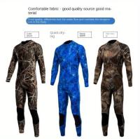 Traje Completo De Neopreno Para Hombre, Con Mangas Largas Y Cremallera Trasera, De 3 Mm De Grosor Para Protección Contra El Frío - details 4
