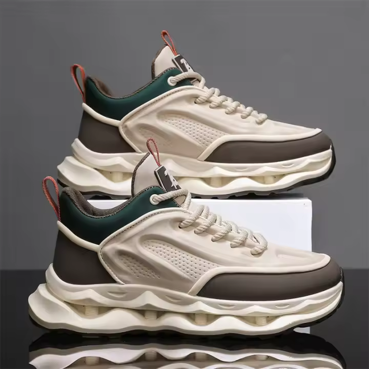 Nuevos zapatos de papá para correr casuales de suela gruesa versátiles de invierno. - 1