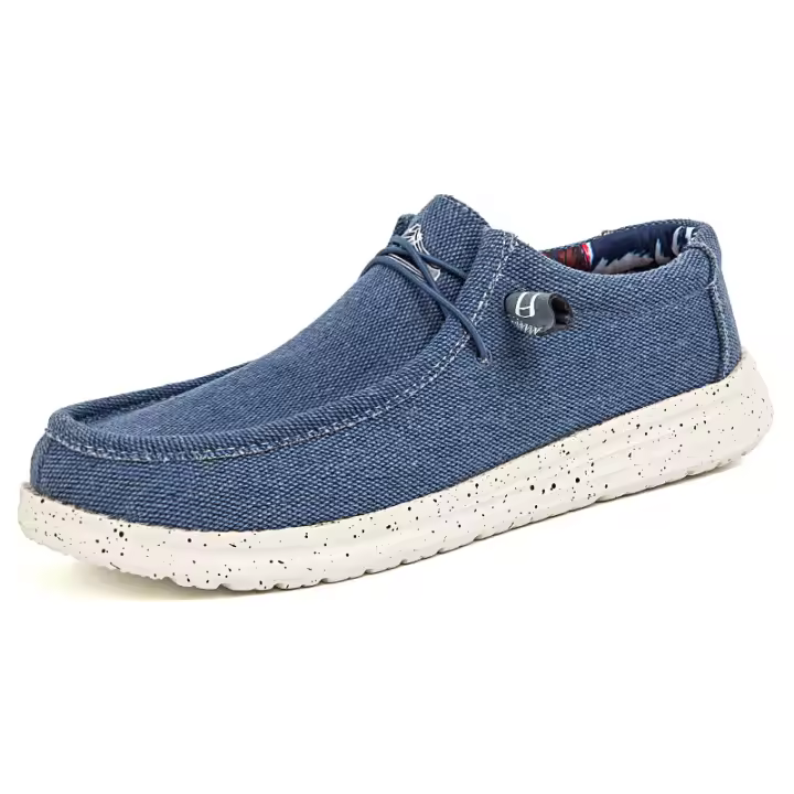 Mocasines, zapatos casuales de moda, zapatos de lona para hombre, zapatos sin cordones para hombre. - 1