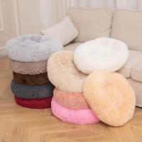 Cama redonda de felpa para gatos, cojín suave y largo, cesta para perros, productos para mascotas, alfombrilla para animales, sofá para dormir - details 3