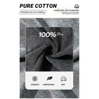 Camiseta lavada de algodón para hombre, cuello redondo, manga corta, informal, básica, transpirable, clásico, para Deporte, 100% - details 4