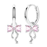 Pendientes LAZA de Plata de Ley 925, Joyería de Aro con Brillantes, Pendientes Colgantes con Forma de Corazón, Regalo de Boda para Mujer, Regalo de Aniversario - details 19