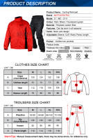 MOTOCENTRIC Nuevo traje impermeable para motociclismo, impermeable, traje impermeable para Motocross, cómodo, transpirable, impermeable para motocicleta, reflectante - details 0