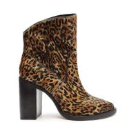 2024 zapatos de tela de invierno del fabricante de botas de fiesta de tacones altos hasta el tobillo con estampado de leopardo para mujer - details 0
