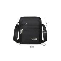Bolsos cruzados impermeables para hombre, bolsos de hombro de nailon para hombre, bolso de mensajero para niño, bolsos de hombre para viaje, bolso grande informal, bolsos grises - details 0