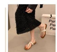 Sandalias planas con clip para mujer, nuevas de verano para uso al aire libre con faldas, chanclas de playa - details 14