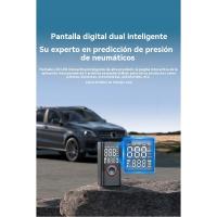 Infladores de neumáticos, compresores de aire portátiles, bombas de neumáticos sin cable, bombas de aire para coches, motos, bicicletas, balones con manómetros y luces LED - details 2